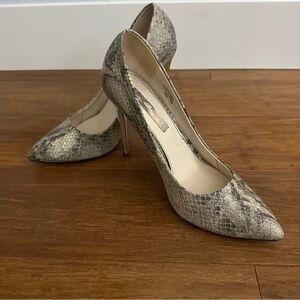 Miss Selfridge faux leather heels 8